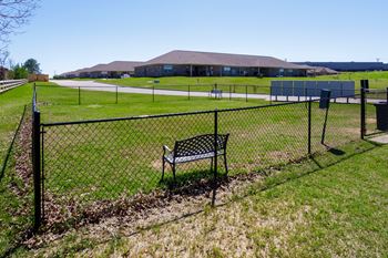 Leash-free pet park at anthem luxury rentals and apartments in huntsville, al